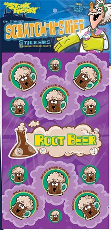 Root Beer Scratch-N-Sniff Stickers By The Stink Factory