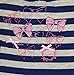 ABSORBA Toddler Girl's Navy Striped Bows Tunic 2-Pc Outfit 12M 18M 24M AUIG5656