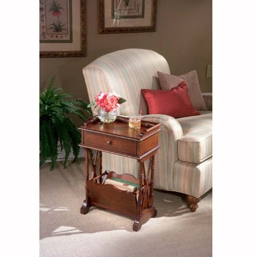 Plantation Cherry Wood Magazine Martini Table