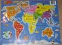 Puzzle World World Atlas Educational Tray Puzzle