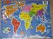 Puzzle World World Atlas Educational Tray Puzzle