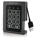 Apricorn Aegis Padlock 120 GB SSD 256-Bit, FIPS 140-2 Level 2 Validated Ruggedized USB 3.0 Encrypted External Portable Drive