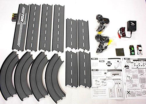 Tyco TCR HO Oval Slot Stock Car Race Set NEW lane change without Jam Car