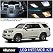 LEDpartsNow Toyota 4Runner 2003-2016 Xenon White Premium LED Interior Lights Package Kit (18 Pieces) + Install Tool