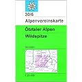 DAV Alpenvereinskarte 30/6 �tztaler Alpen Wildspitze 1 : 25 000 Skirouten: Topographische Karte