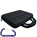 Midnight Black Hard Shell EVA Laptop Case for the Acer Aspire One P531h, 531h, D250, D150 or any 10 Inch Series Netbook Laptop Computer with Free Carabiner Key Chain