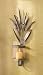 ORNATE SCROLL DECORATIVE CANDLE HOLDER METAL SCONCE