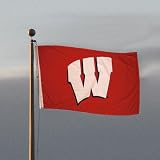 University of Wisconsin Badgers Double-Sided 3x5 Flag