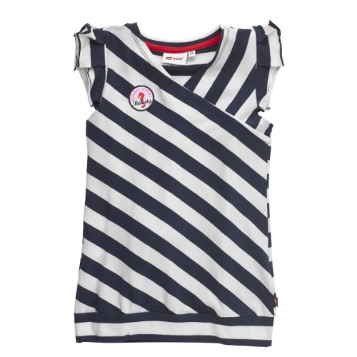 Lego Wear M&auml;dchen T-Shirt, gestreift 13434 TABITA 402 - T-SHIRT S/S, Gr. 140, Blau (MIDNIG Preisvergleich
