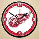 NHL Detroit Red Wings 12'' Wall Clock
