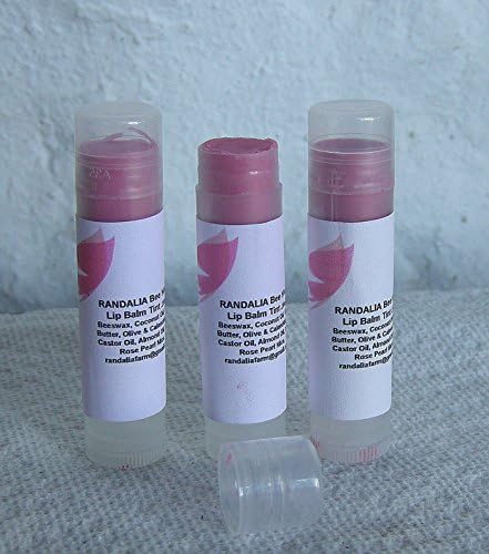 Hand Crafted Beeswax Rose Pearl Lip Balm Tint 3/5
