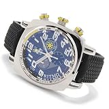 Ritmo Mundo Mens IndyCar Swiss Quartz Stainless Steel Rubber Strap Watch by Ritmo Mundo