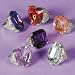 Large Gemstone Like Rings