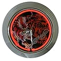 Don Ed Hardy "Crouching Tiger" Round Neon Clock