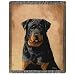 Rottweiler Tapestry Afghan