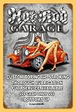 12x18 Hotrod Garage Pinup Girl Nostalgic Metal Sign Tls0023