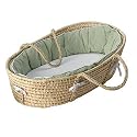 Sage Moses Basket Bedding Set