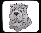 Mouse Pad with bulldog, face, pet, dog