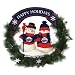 Minnesota Twins Team Snowman Christmas Wreath