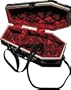 Coffin Case LF-180 Purse, Black with silver accent