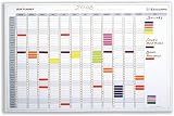Exacompta Perpetual Year Planner Magnetic Drywipe with Full Accessory Kit W900xH590mm Ref 56153E