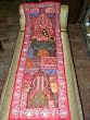 Decorative Pink Table Runner with Graceful Sequins Embroidery Tapestry