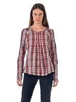 Diesel Camisa Sobow (Rojo / Azul / Marfil)