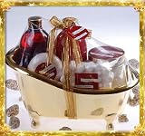 5-teiliges Wellness Gift Spa Badezusatz Geschenkset Weihnachtsgeschenk Wellness-Set Bade-Set Badeset