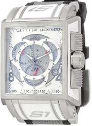 S1 Quartz Chronograph Silver Dial Nylon And Rubber Strap