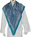 Girls Scarves Handpainted Square Silk 44 x 44 inches (sqsrf123)