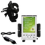 Toshiba e750 Auto Vent Holder with Car Charger - Uses Gomadic TipExchange