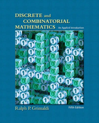Discrete and Combinatorial Mathematics (International Edition)