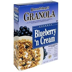 Breadshop's Granola Cereal, Blueberries 'N Cream, 13-Ounce Boxes (Pack of 6)