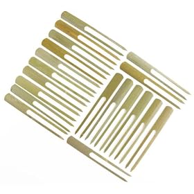 Steven Raichlen Best of Barbecue Double Prong Bamboo Grilling Kabob Skewers Set of 20... by 