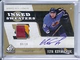 06-07 2006-07 SP Game Used Inked Sweaters Ilya Kovalchuk Autograph & Patch /10