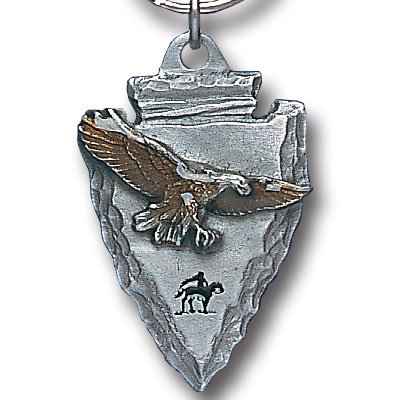Click here to buy Pewter Key Ring - Eagle On Arrowhead - Pewter Key Ring - Eagle On Arrowhead.