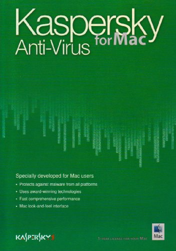 Kaspersky Anti Virus for MAC 1 User 1 Year
