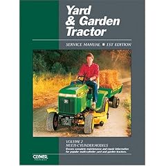 Yard & Garden Tractor Service Manual: Multi-Cylinder Models/Cat No. Ygt2-1 (Clymer Pro Series.)