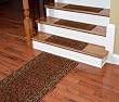 Dean Washable Non-Skid Carpet Stair Treads - Garden Path Terra Cotta (13) PLUS a Matching 5' Runner
