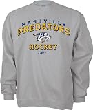 Nashville Predators Stacked Logo Crewneck Fleece Sweatshirt