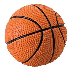 Four Paws Rough & Rugged Basketball with Bell - 2 3/4"