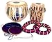 Professional Tabla Set with Om Design