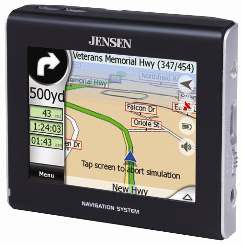 Jensen NVX-225 3.5-Inch Portable GPS Navigator