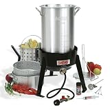 Bayou Classic 3016 30-Quart Outdoor Turkey Fryer with Basket and Fry Pot by Bayou Classic
