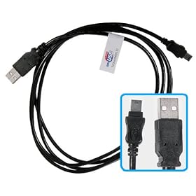 Click here to buy Eforcity 6 foot Type A to Mini 5-Pin Type B USB Cable for Canon Digital IXUS 300/OPTURA 20/EOS Digital Rebel/Powershot SD500/IXUS 700/IXY 55/Fuji FinePix S5000/Samsung SCD180/DiMAGE E223/G400/JVC GRD93US/Olympus Stylus Digital 400/D-575 Zoom/D-380/Panason by eforcity.
