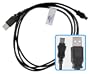 6 foot Type A to Mini 5-Pin Type B USB Cable for Canon Digital IXUS 300/OPTURA 20/EOS Digital Rebel/Powershot SD500/IXUS 700/IXY 55/Fuji FinePix S5000/Samsung SCD180/DiMAGE E223/G400/JVC GRD93US/Olympus Stylus Digital 400/D-575 Zoom/D-380/Panasonic