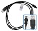 USB Type A Male to Mini B (5 Pin) Male Adapter
