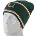 Miami Hurricanes Green Bleachers Knit Beanie