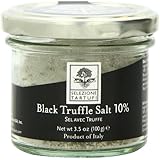 Selezione Tartufi Black Truffle Salt 10%, 3.5 Ounce Unit