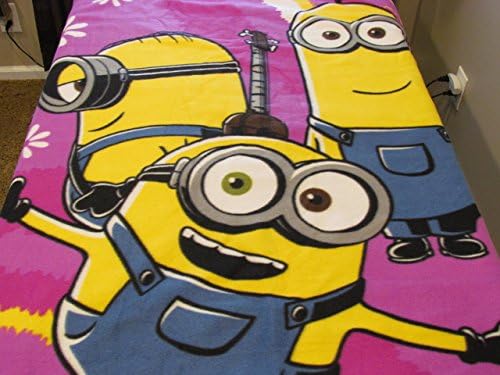 Minions in Purple Fleece Throw